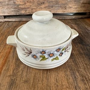 Vintage 1980s Heavenly Bake Serve n Store Stoneware, Single Serve Casserole Dish
